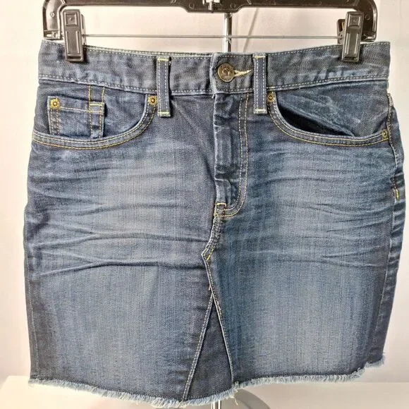 Jupe Jean Mini Gap - Taille 4 - Déni Foncé (Dark Wash) - Occasion En Excellent état